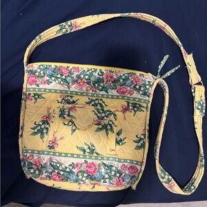 Vintage Vera Bradley Yellow Hope Shoulder Bag